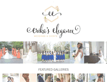 Tablet Screenshot of erikaselegance.com